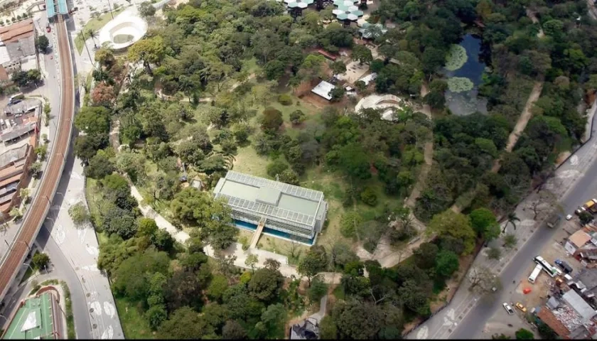 Panorámica del Jardín Botánico de Medellín.