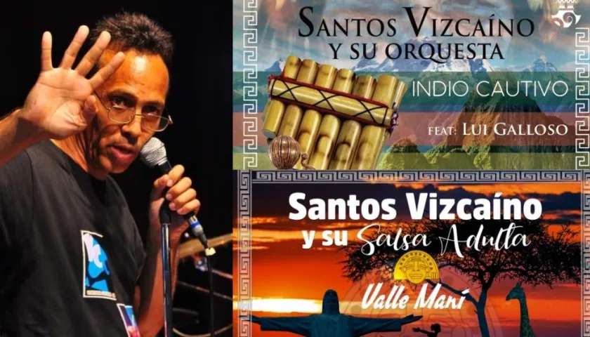 El músico Santos Vizcaíno.