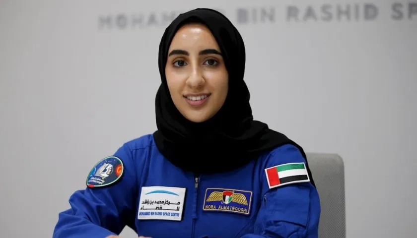 La astronauta Nora Al Matrooshi.