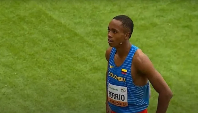 John Andrés Berrio, atleta colombiano. 
