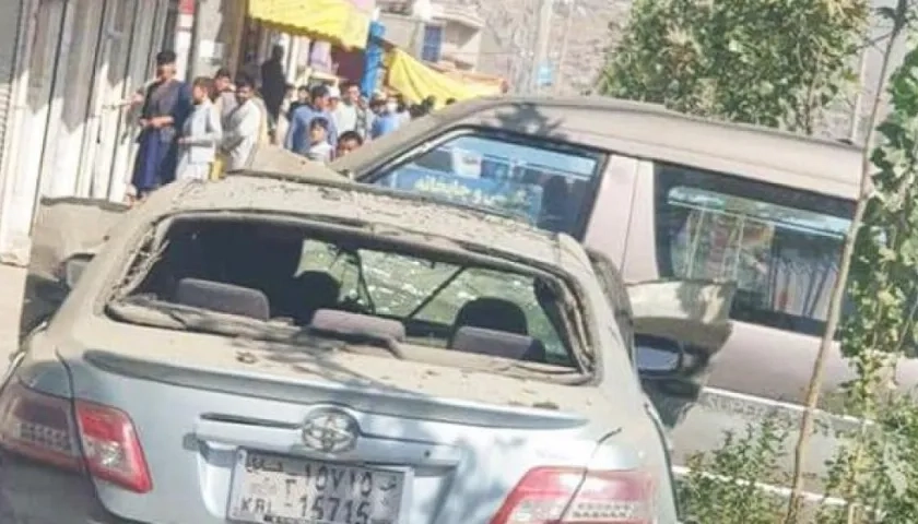 El explosivo fue ubicado debajo de un automóvil en Kabul.