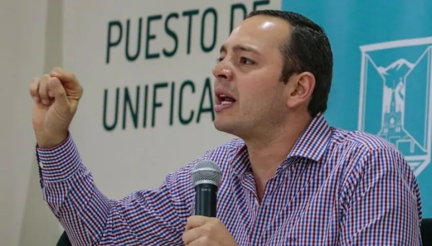 Alcalde de Manizales, Carlos Mario Marín.