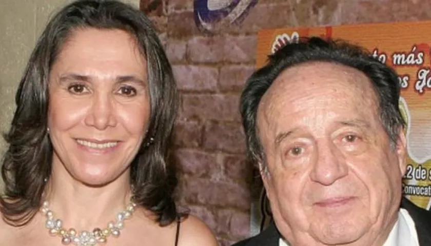 Florinda Meza y Roberto Gómez Bolaños.