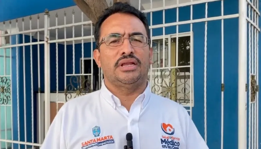 Jorge Bernal, secretario de Salud de Santa Marta.