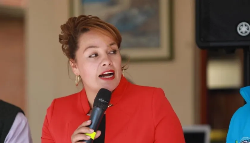 Ximena Ballesteros, alcaldesa de Susa, Cundinamarca.