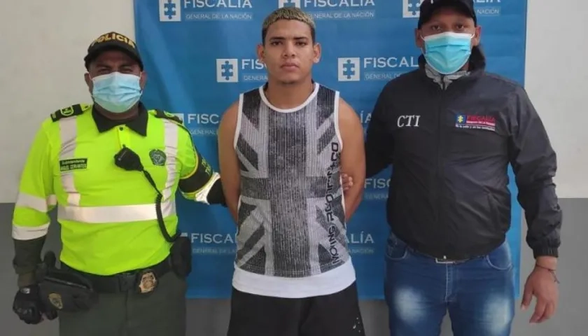 Aldair Junior Fontalvo Cabrera, capturado.