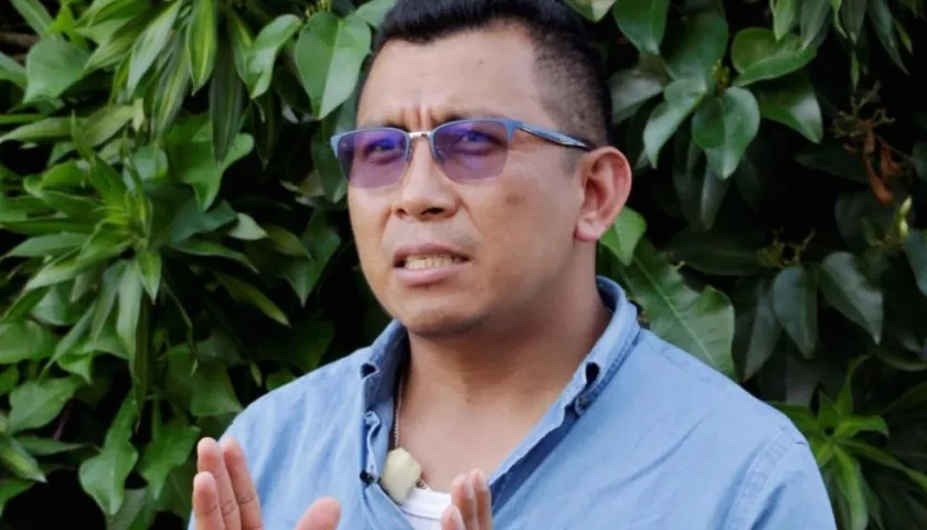 Líder del pueblo zenú de Colombia, Darío Mejía.