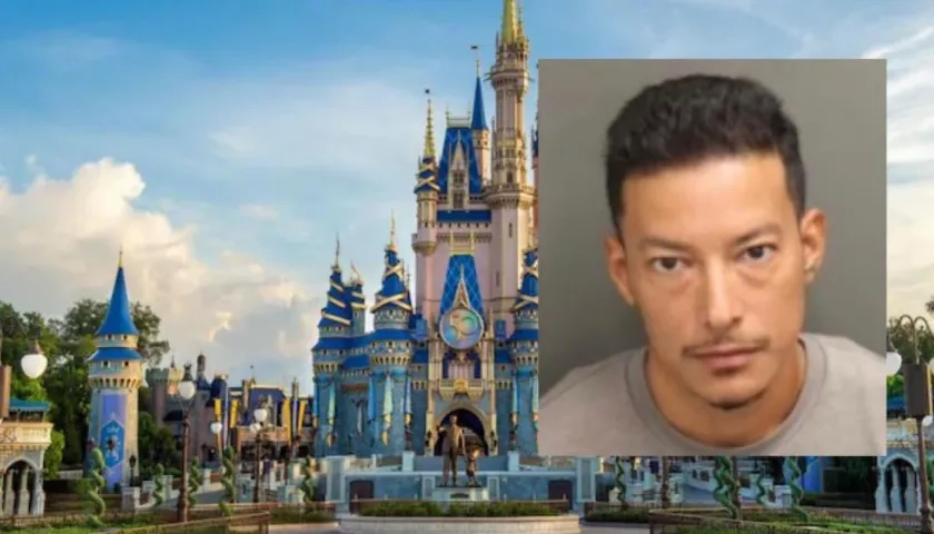 Aaron Josue López, arrestado en Walt Disney World.