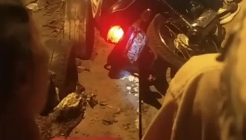 Mototaxista muerto, tras el atentado en Nueva Esperanza.