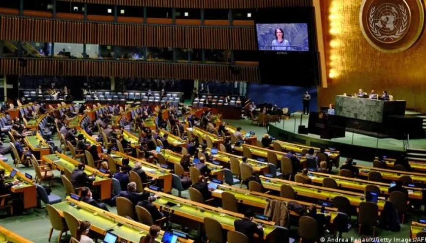 Asamblea ONU, imágen de referencia.