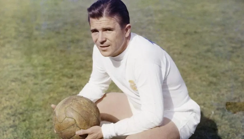 Ferenc Puskas, jugador legendario del Real Madrid. 