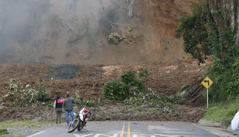 Los graves deslizamientos y derrumbes en Rosas, Cauca.