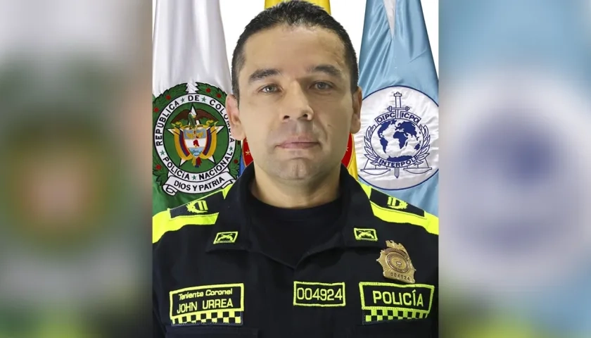 El teniente coronel John Jairo Urrea Rozo.
