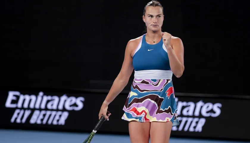 Aryna Sabalenka jugará su primera final de Grand Slam.