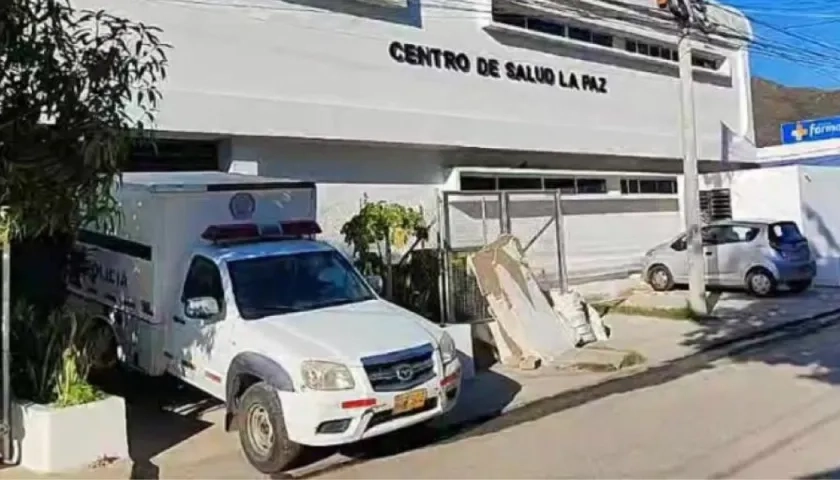 Centro asistencial del barrio La Paz a donde fue trasladado el ciudadano bogotano.