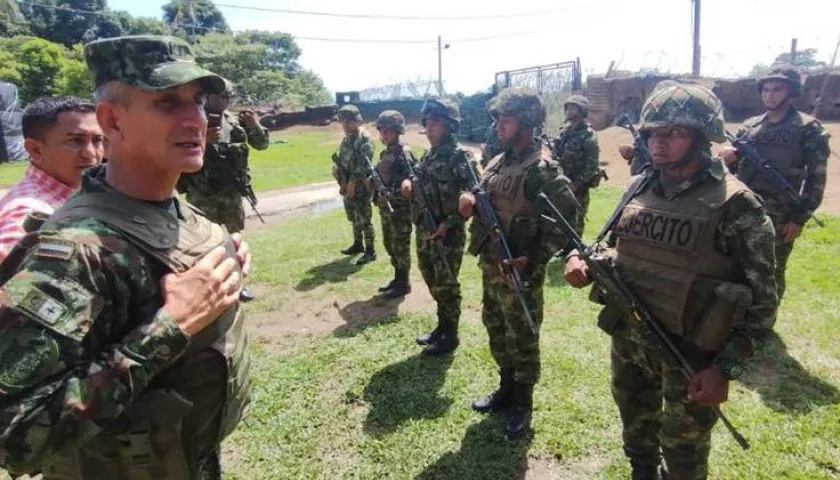 Tropas de la octava brigada fueron desplazadas a zona rural de Puerto Rondón.