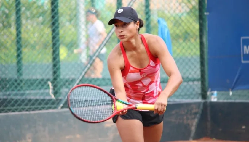 La tenista María Fernanda Herazo, 'Atleta Apoyada' de Indeportes Atlántico.