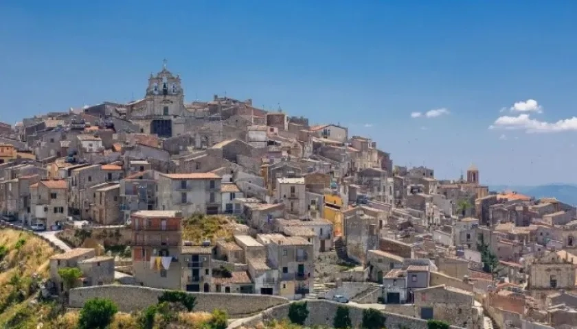 Mussomeli está situado en Sicilia, sur de Italia.
