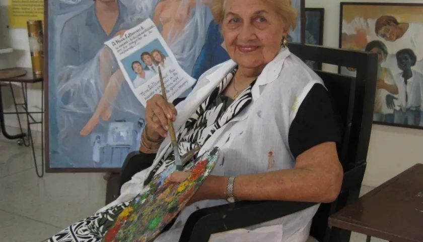 Neva Lallemand, pintora atlanticense fallecida en Barranquilla
