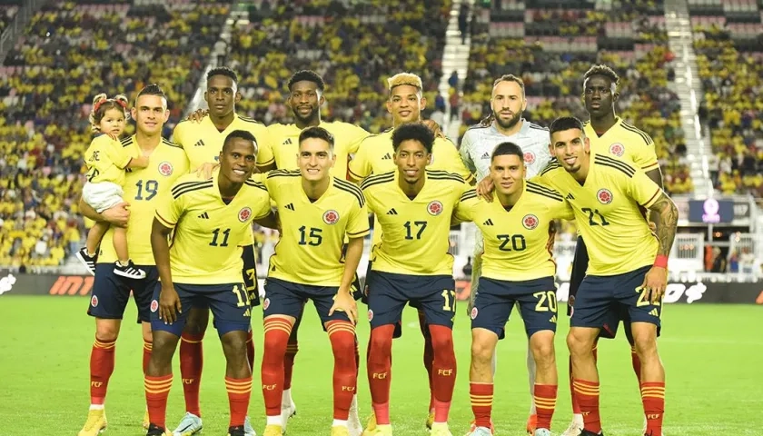 Selección Colombia de mayores que buscará el cupo al Mundial de 2026.