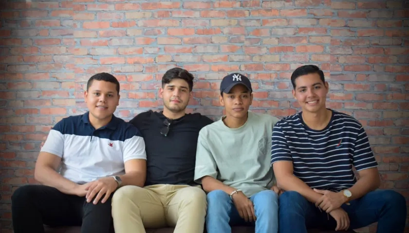  Carlos Manjarrés, Deimer Espinoza, Jesús Ruiz y Joel Yepes, de la Fundación ‘Colibre think tank’ 