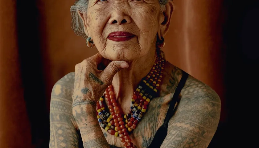 La tatuadora indígena filipina Apo Whang-Od