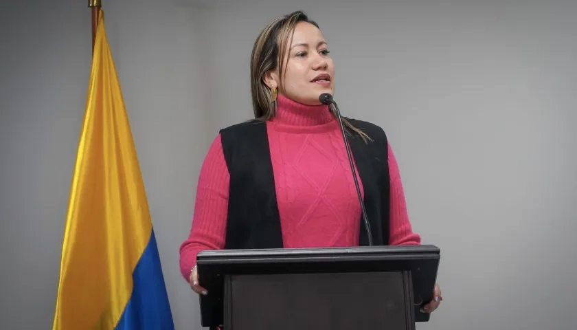 Carolina Corcho, ministra de Salud. 