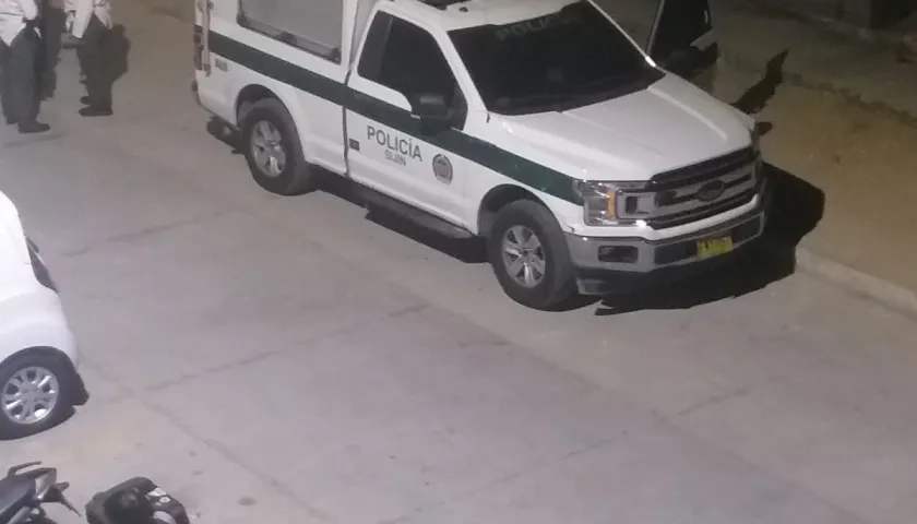 La Policía en Caribe Verde tras los hechos de la noche de sábado