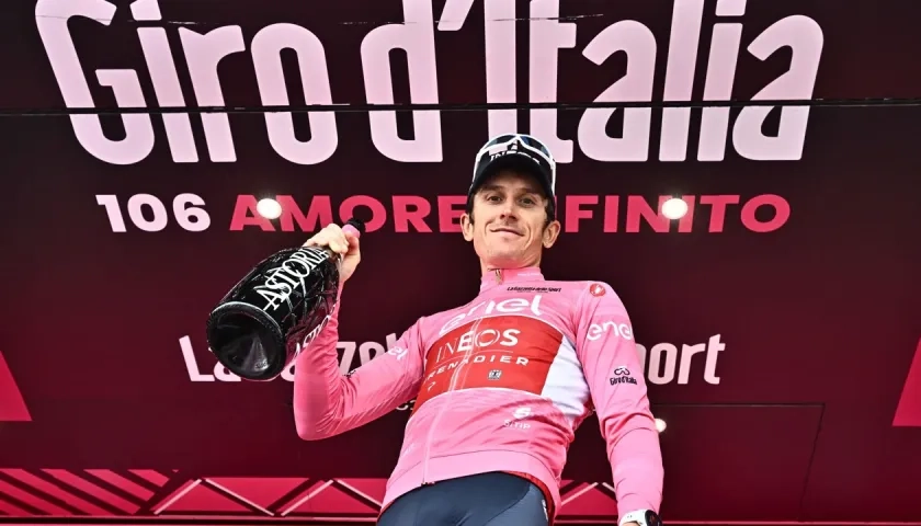 Geraint Thomas había cedido el liderato del Giro el pasado sábado.