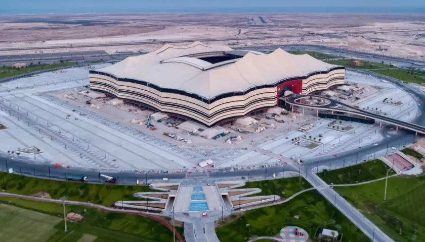 El estadio Al Bayt de Catar.