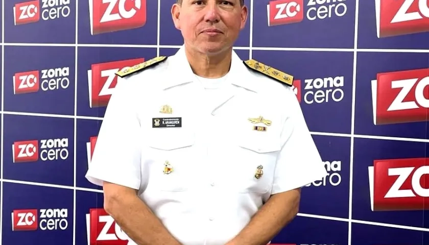 Contralmirante Rafael Aranguren Devia, director de la Escuela Naval de Suboficiales ARC Barranquilla.