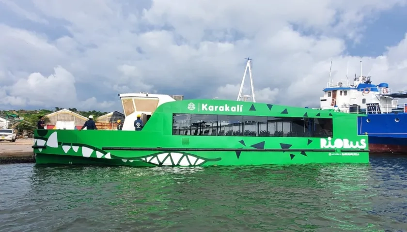 El 'Karakalí', el primer Río-Bus que tendrá Barranquilla