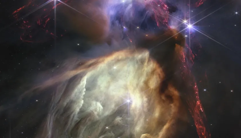 La imagen del telescopio espacial James Webb de la zona donde nacen las estrellas