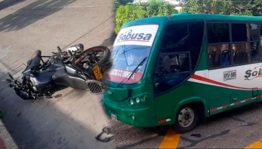 Imágenes del accidente.