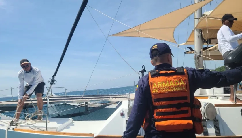 La Armada atendió el incidente en Playa Secreta, Barú