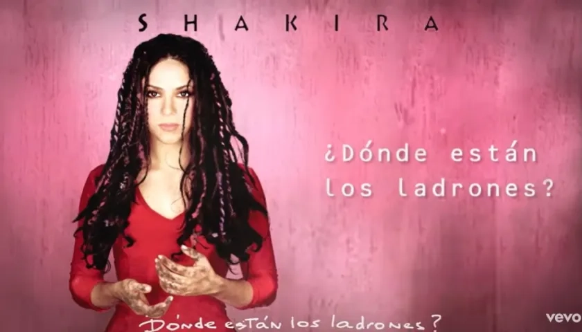 Álbum ¿Dónde están los ladrones? de Shakira.