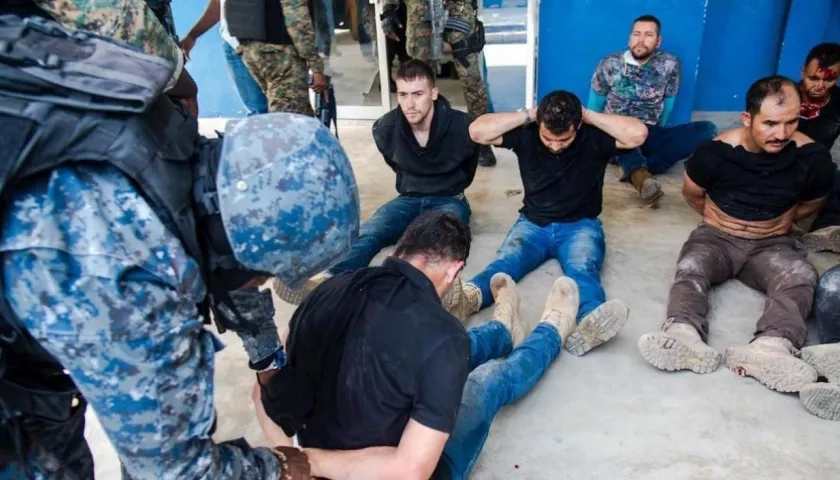 Los capturados tras el homicidio del Presidente de Haití.