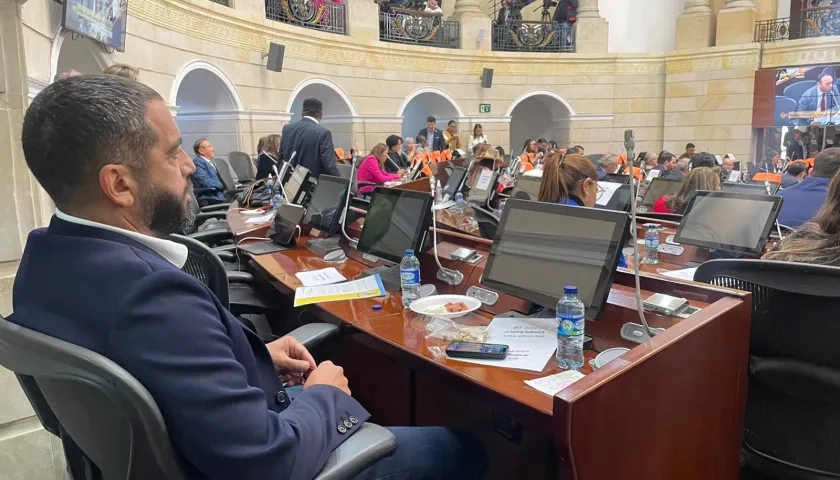 Arturo Char Chaljub en el Congreso de la República. 