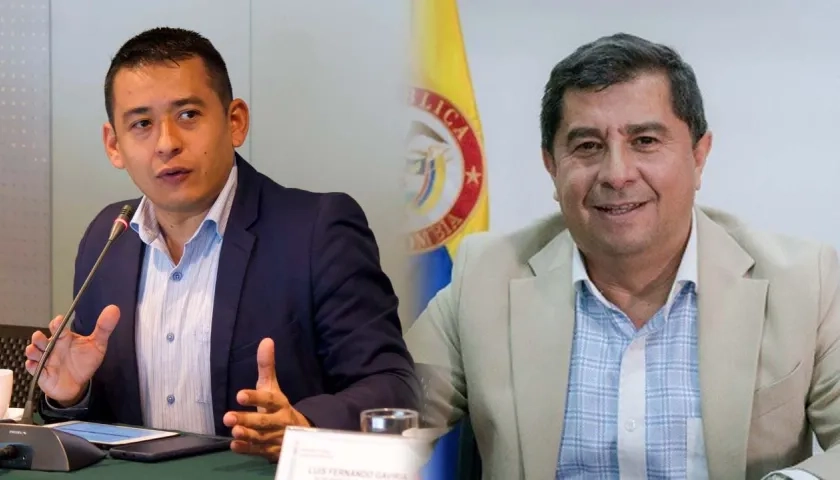  Ministro de Ciencia, Arturo Luis Luna Tapia, y el director del Departamento Administrativo de la Función Pública, César Augusto Manrique Soacha.