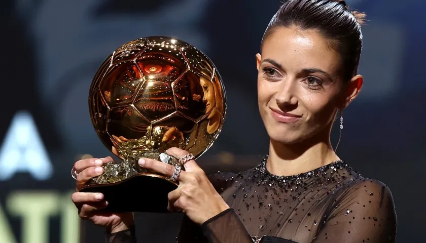 Aitana Bonmatí fue escogida como la mejor jugadora del Mundial femenino. 