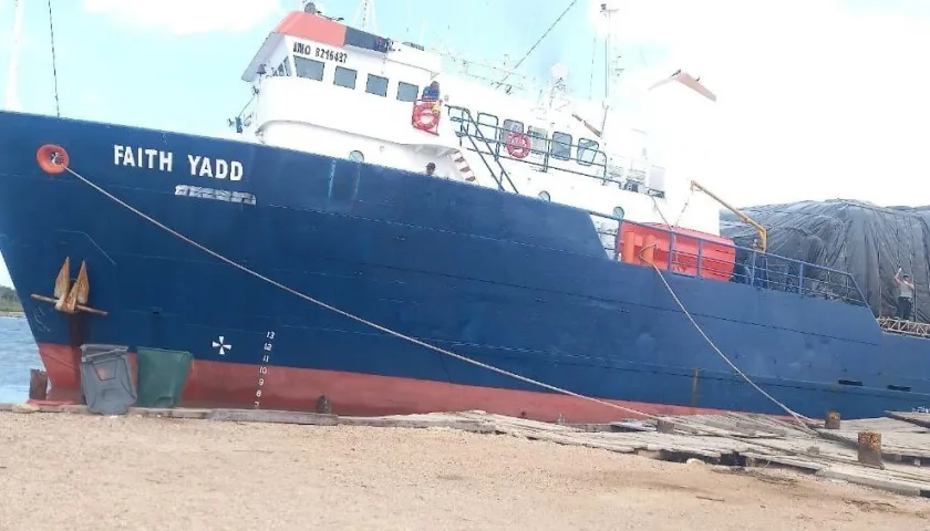 El Faith Yadd arribó el 17 de noviembre pasado a La Guajira