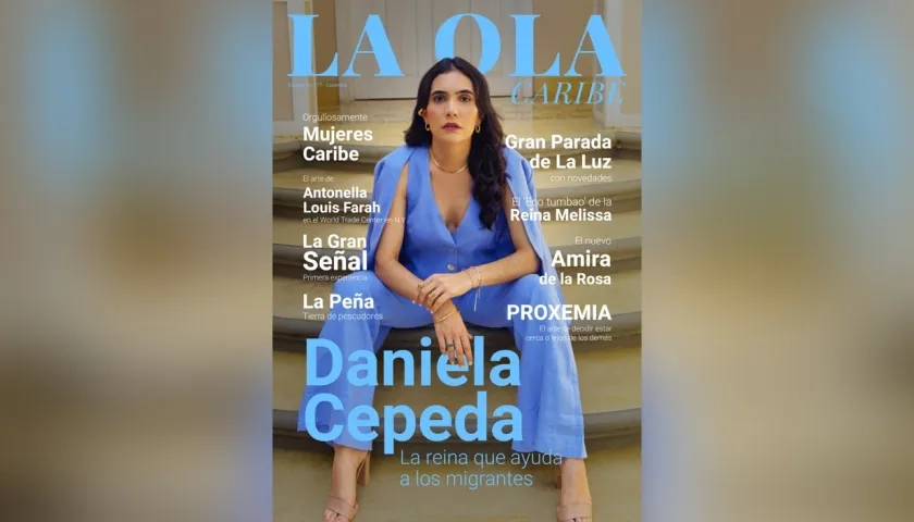 La exreina del Carnaval Daniela Cepeda es la portada de la nueva edición de La Ola Caribe