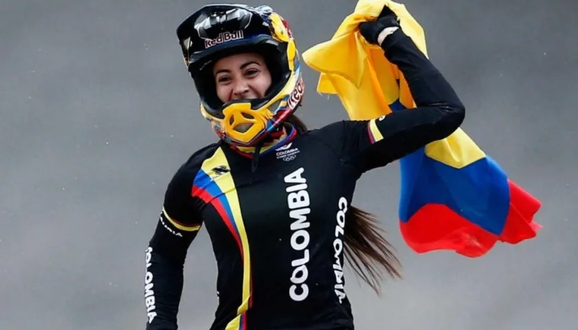 Mariana Pajón cuenta con tres medallas olímpicas en su carrera.