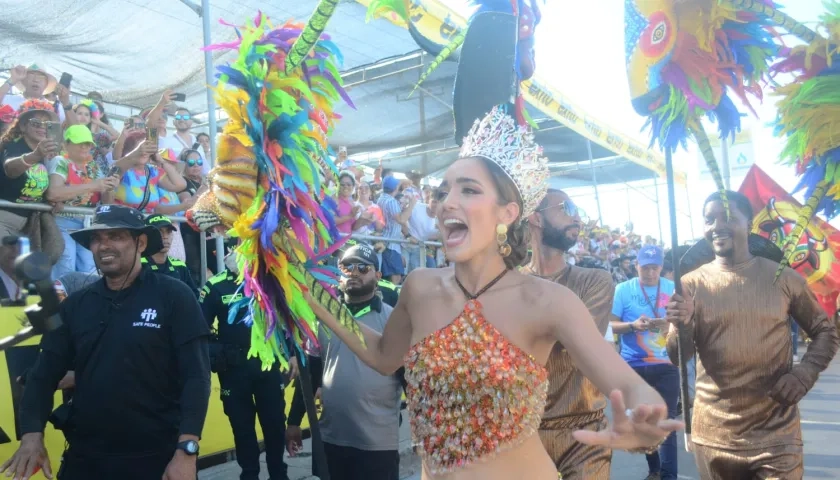 Melissa Cure, Reina del Carnaval de Barranquilla.