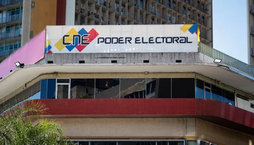  Sede del Consejo Nacional Electoral (CNE) en Caracas