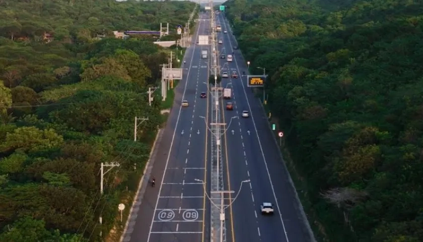 Vía Cartagena-Barranquilla