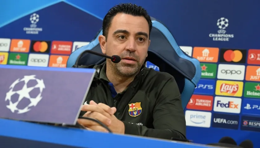 Xavi Hernández, entrenador del Barcelona. 