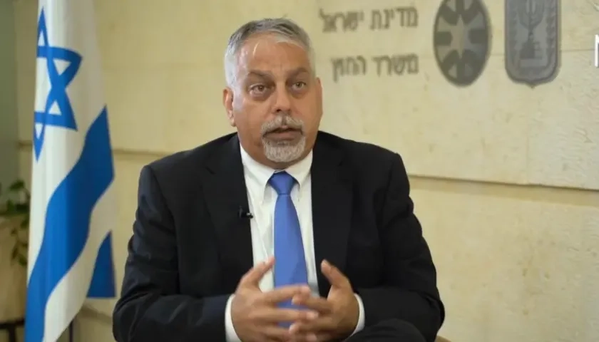 El portavoz del Ministerio de Exteriores de Israel , Lior Haiat.
