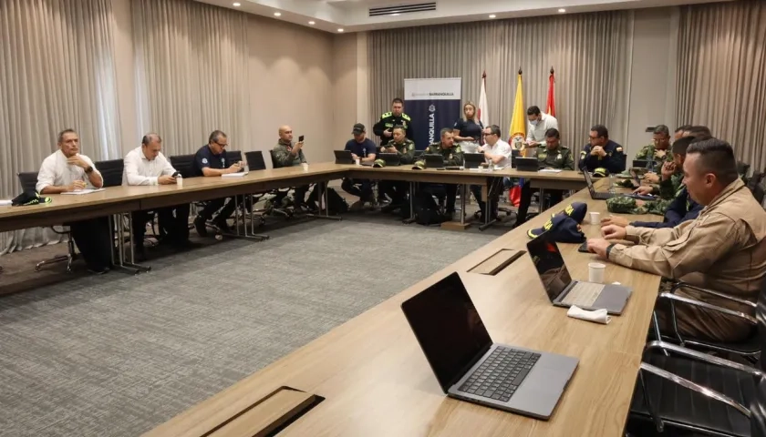 Consejo de Seguridad en Barranquilla.