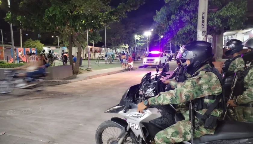 La presencia del Ejército fue una de las medidas más aplaudidas en Semana Santa en Barranquilla